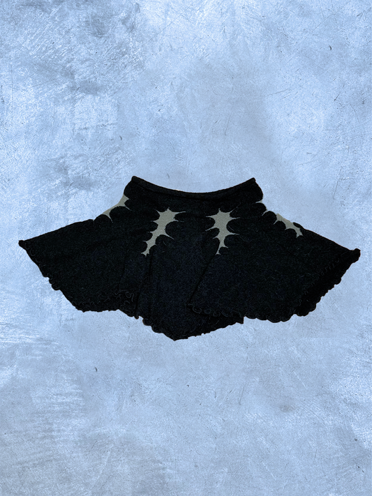 RUI - Black Fuzzy Skirt