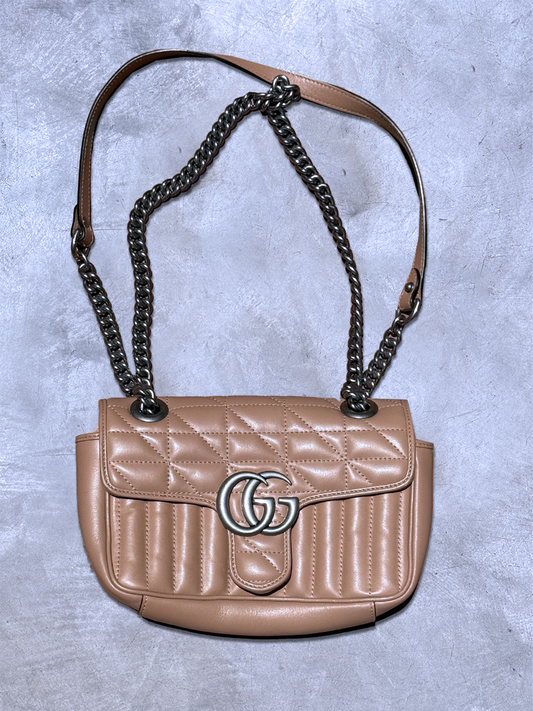 Gucci - Beige Envelope Shoulder Bag (Vintage)